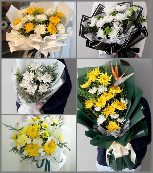 河南信阳息县陈棚乡白事花束代送